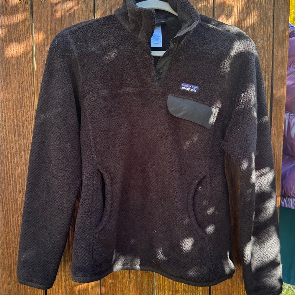 Patagonia Black Fleece Pullover Womens S